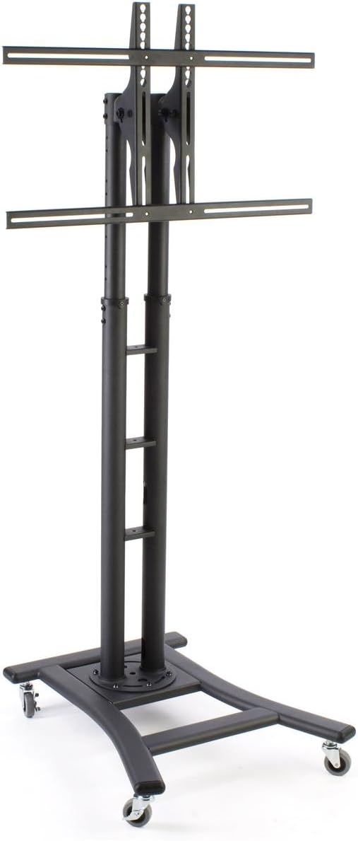 Mobile LCD Display Stand for 32 to 65 inch Monitors - Black