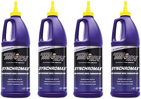 Royal Purple Synchromax Manual Transmission Fluid Set of 4 Quarts