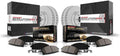 Power Stop Front and Rear Z17 Evolution Brake Kit - Low Dust, Coated