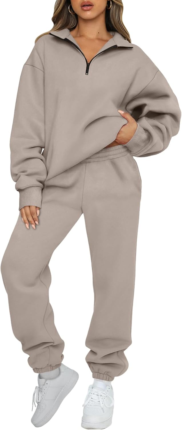 Stylish AUTOMET Women's Sweatsuits for Cozy Fall Outings