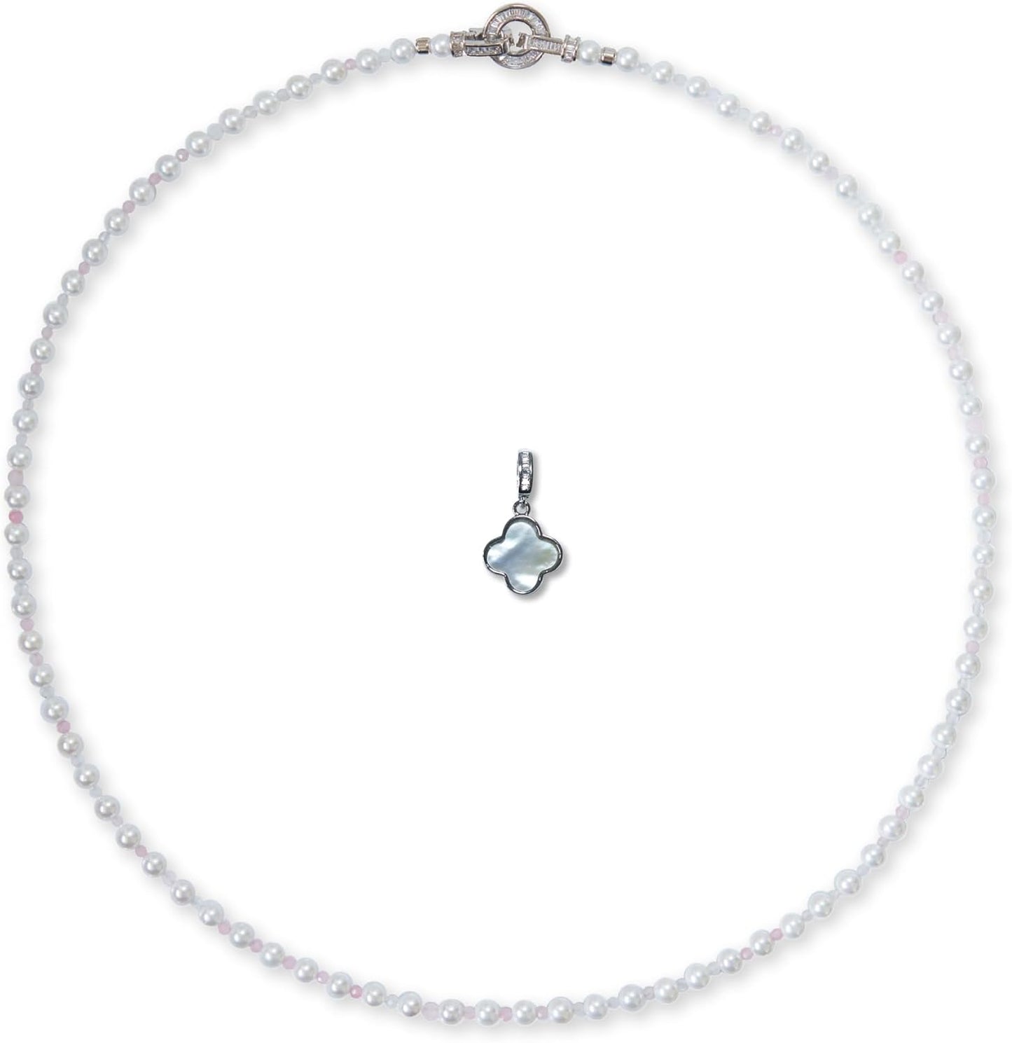 Natural Crystal Stone Beaded Necklace Choker for Unique Style