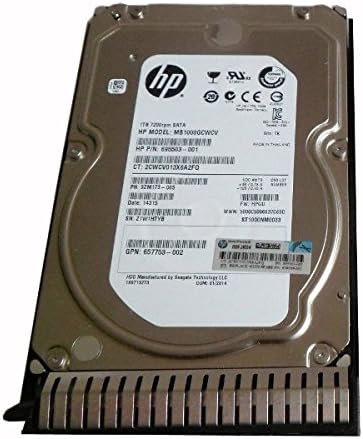 HP 1TB 7.2K 6G MDL LFF SATA SC Hard Drive for Fast Storage