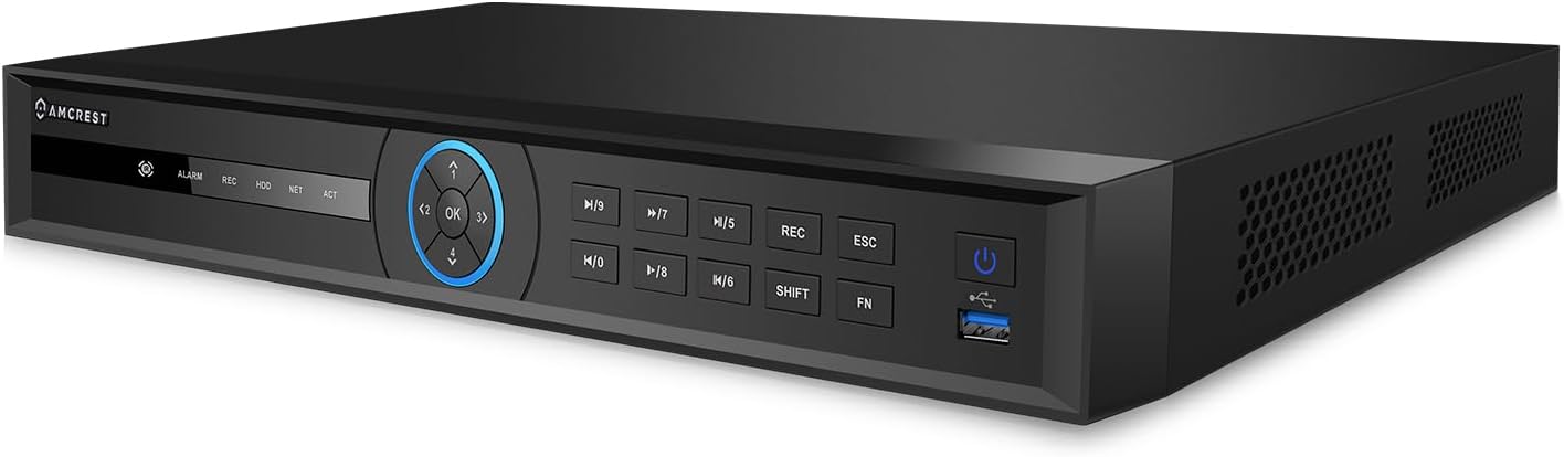 Amcrest 4K 32-Channel AI NVR with Facial Recognition Features