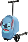 Stitch Face 20.5 in Ride Luggage & Scooter Combo - Fun Travel Buddy