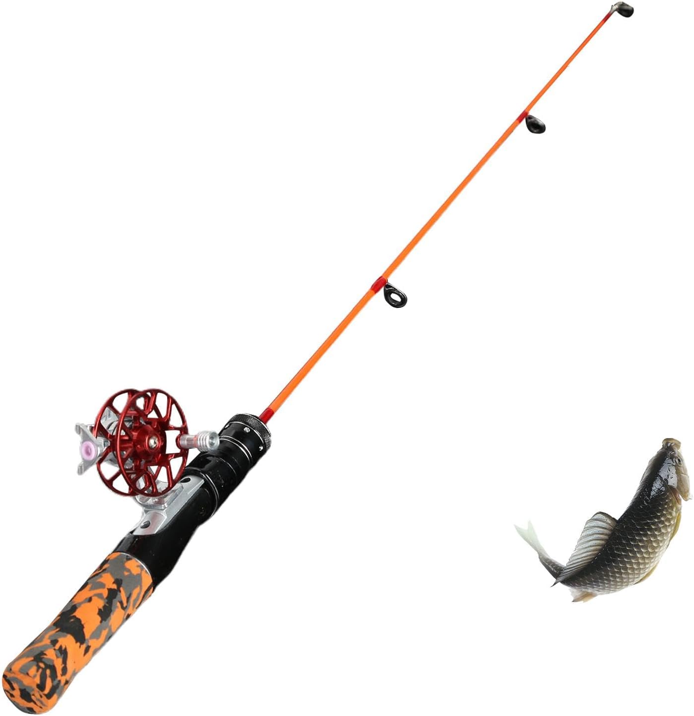 Portable Foldable Ice Fishing Rod - Non-Slip EVA Grip
