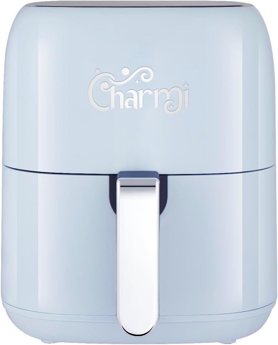Charmi 5QT Air Fryer: Retro Design, 8-in-1 Presets