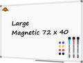 Magnetic Dry Erase Board 72in x 40in - Large Wall Whiteboard