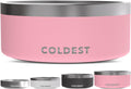 Coldest Dog Bowl - Triple Wall Insulated Stainless Steel Bowl - 100 oz