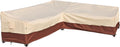 Patio Outdoor Sectional Cover L-Shaped Right 85ftX58ft - Heavy Duty