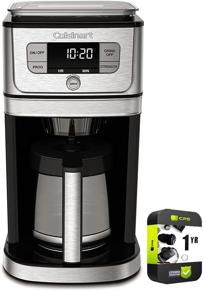 Cuisinart DGB-800 12 Cup Coffeemaker Bundle: Enhanced Protection included