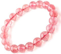 Amethyst Bracelet for Men Women Natural Stone Beaded Stretch Bracelet