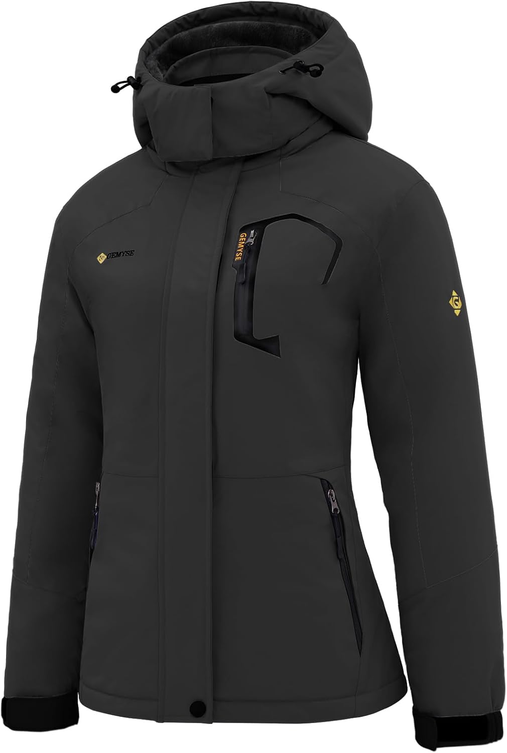GEMYSE Women's Ski Snow Jacket: Warm Waterproof Winter Coat
