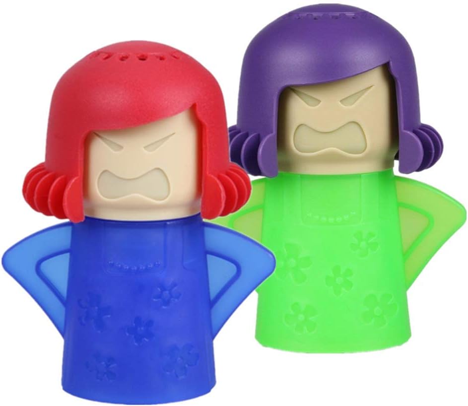 Effortless Microwave Cleaning with Angry Mama - Pack of 2