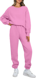 AUTOMET Womens 2 Piece Outfits Sweatsuit Lounge Sets Oversized