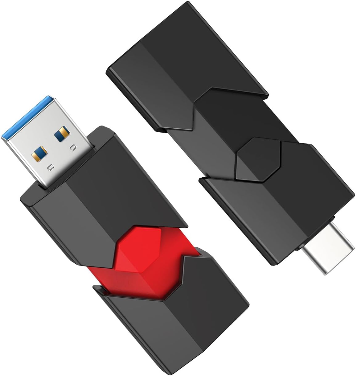 RAOYI 2-in-1 128GB OTG USB-C Flash Drive