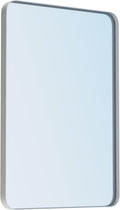 VocalStar 24 x 36 in Silver Bathroom Mirror - Flush Wall Vanity Mirror