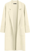 LILLUSORY Women's Long Dressy Cardigan Sweater - Cozy Fall Coatigan