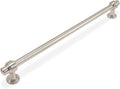 10 in (254mm) Brushed Satin Nickel Cabinet Handles 6 Pack - Solid Zinc
