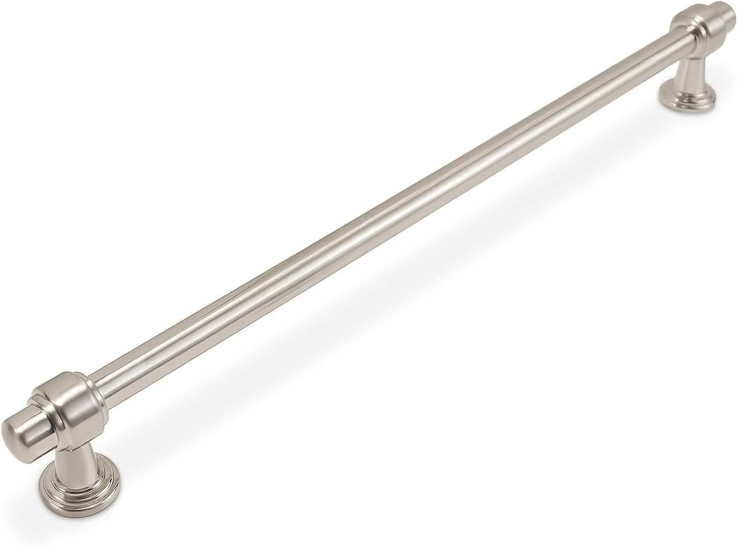 10 inch Brushed Satin Nickel Kitchen Cabinet Handles - 6 Pack