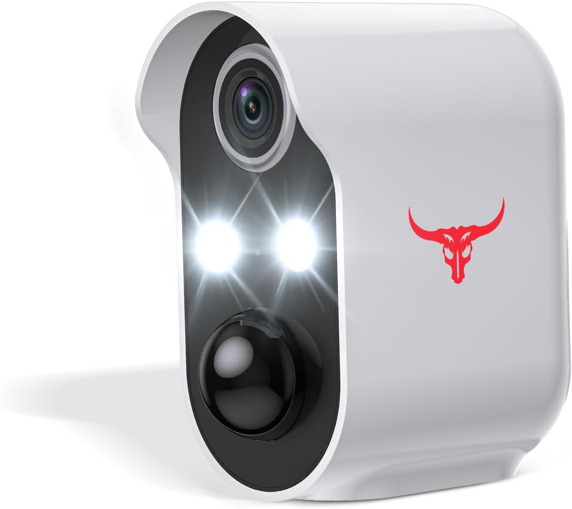 AI Human Detection Wireless Camera - Color Night Vision