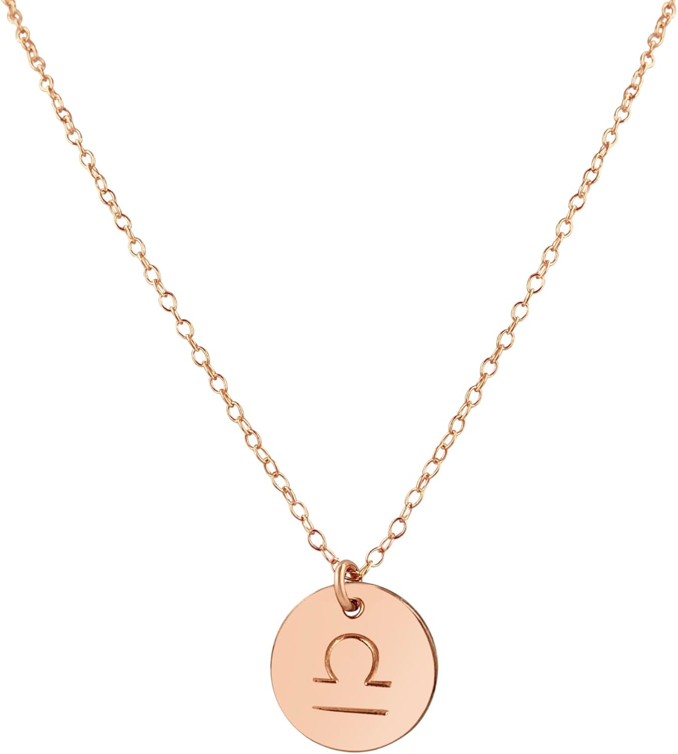 Handmade Zodiac Charm Necklace in Sterling Silver & Gold