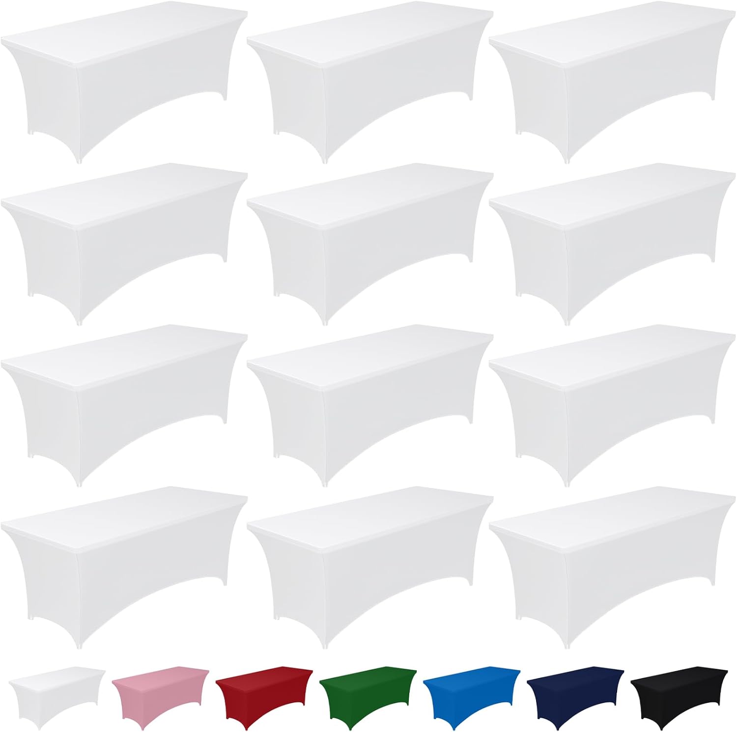 Pureegg Spandex Tablecloth 6ft - Perfect for Any Event