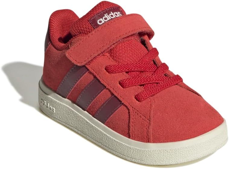 adidas Baby-Boy's Grand Court 2.0 Elastic Lace & Strap Sneaker Review