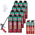 Akfix 805P PRO Gap Filler Expanding Foam Sealant Kit - High Yield