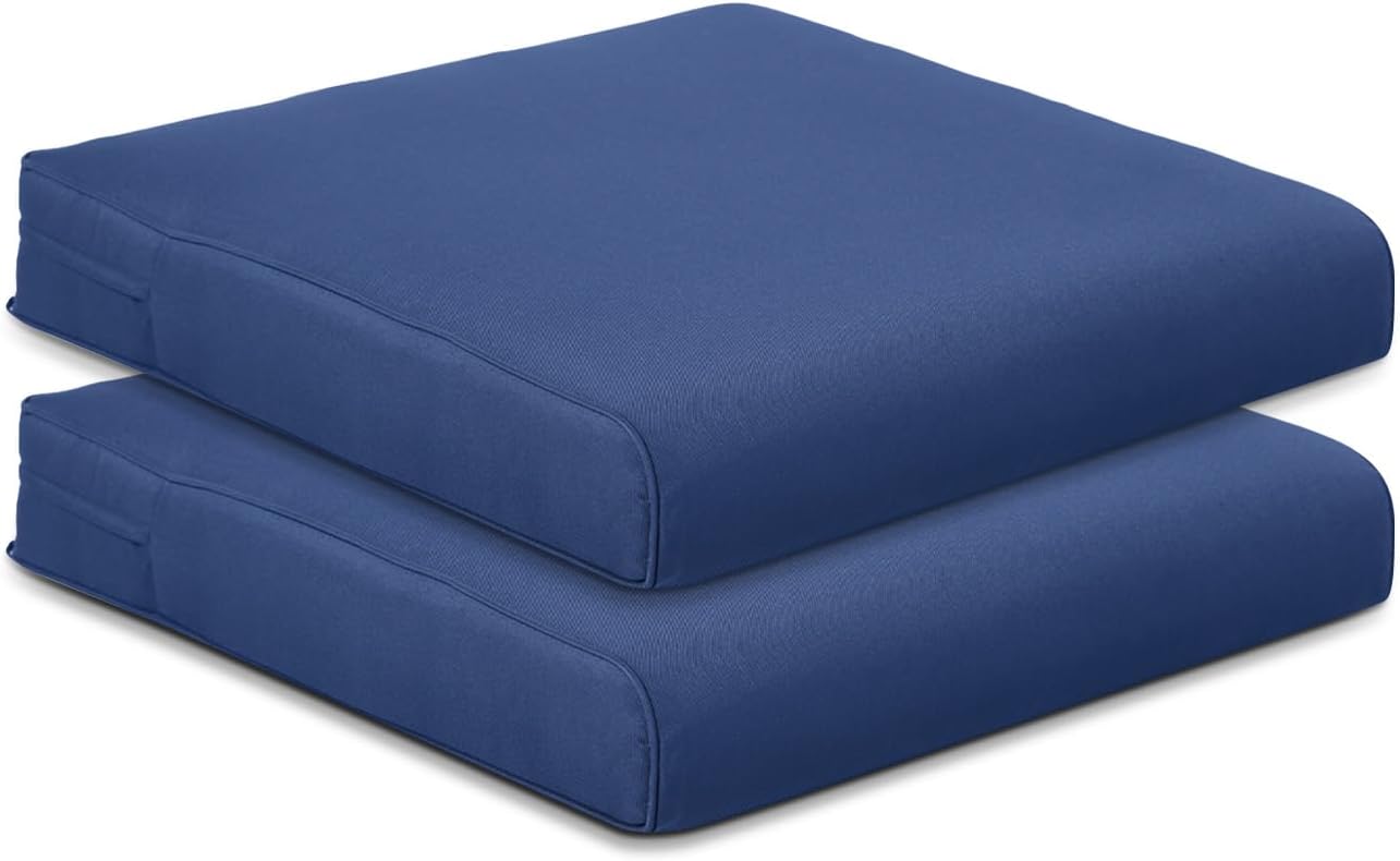 BPS 25x25 Inch Deep Seat Outdoor Cushion for Patio Chairs