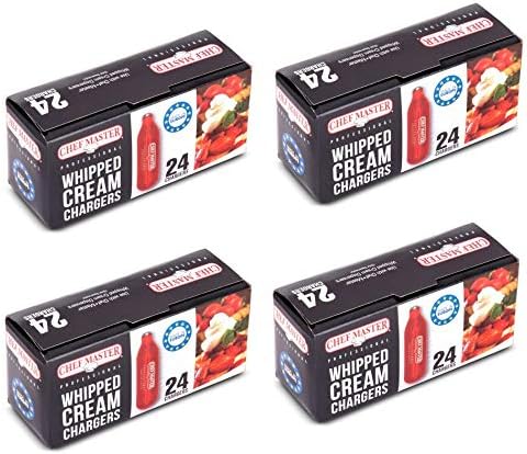 Whipped Cream Chargers - Universal Fit, 96 Pack