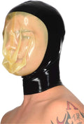 MFMYEE Latex Mask for SM Fetish Cosplay and Halloween Fun