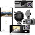 Dash Cam Front and Inside 1080P FHD for Cars with WiFi