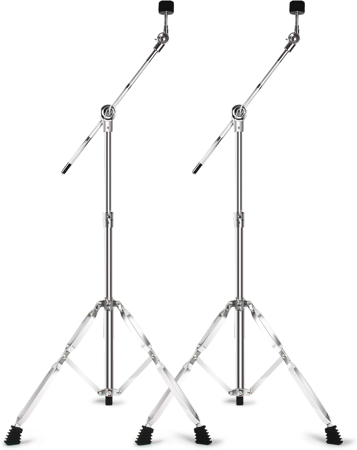 Adjustable Boom Cymbal Stand Set for Drummers - 2 Pack Gear