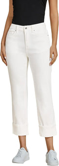 luvamia Straight Leg Jeans for Women - Cropped High Waist Fit