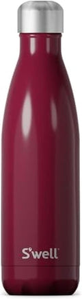 S'well 17oz Stainless Steel Water Bottle - Wild Cherry Design