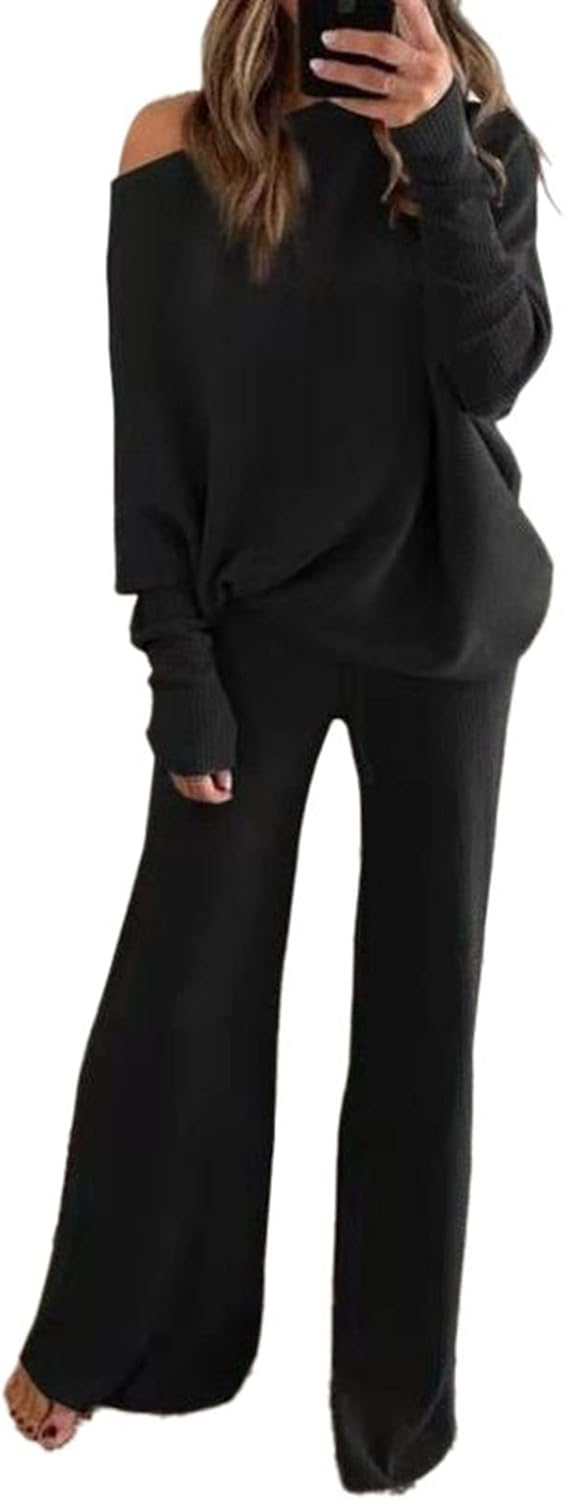 Linsery Women 2 Piece Sweater Sets for Stylish Fall Looks