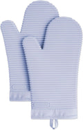 KITCHENAID Ribbed Soft Silicone Oven Mitt 2-Pack Set - Heat Safe
