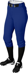 EvoShield Womens Mid Rise Fastpitch Pants - Royal Small Athletic