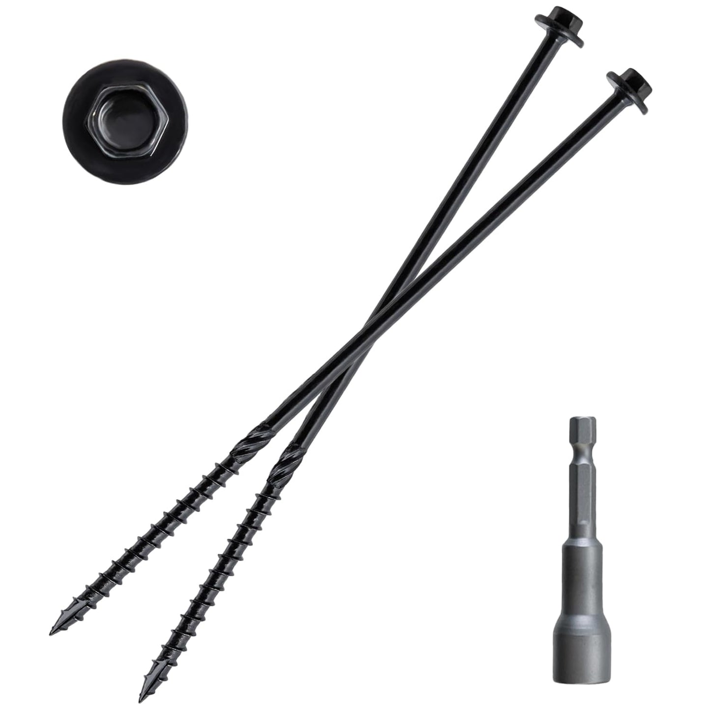 Heavy Duty Hex Head Wood Screws for Timber and Landscaping