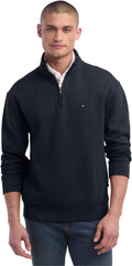 Tommy Hilfiger Bill 1/4 Zip Sweatshirt for Men - Soft Cotton Fleece