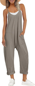 Spaghetti Strap Summer Jumpsuit Romper - Comfy Casual Overalls
