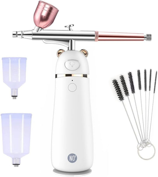 Portable Rechargeable Airbrush Kit: Create Anywhere!