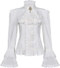 Womens Victorian Blouse Gothic Pirate Shirt for Stylish Looks
