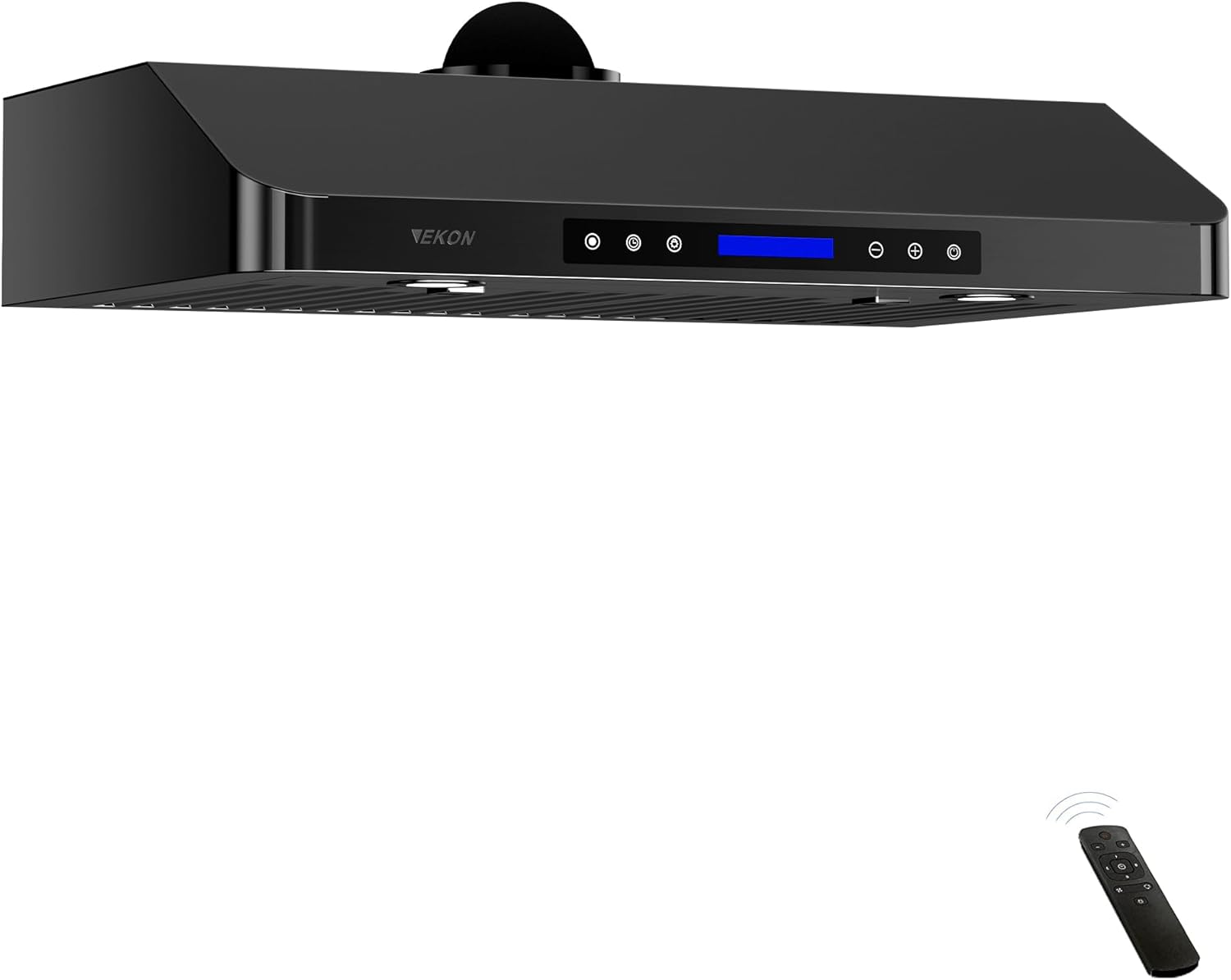 EKON 42in Black Under Cabinet Range Hood with 900 CFM Power
