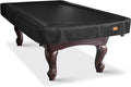 7FT Heavy Duty Leatherette Billiard Pool Table Cover - Black Faux