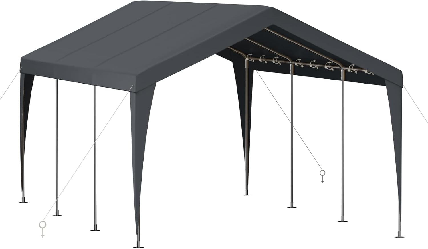 Heavy Duty Portable Garage Canopy for All-Season Protection