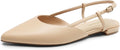 Slingback Flats for Women Pointed-Toe Low Heel - Comfortable Chic