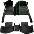 Custom Car Floor Mats Black Pink - TAHALI All-Weather Fit
