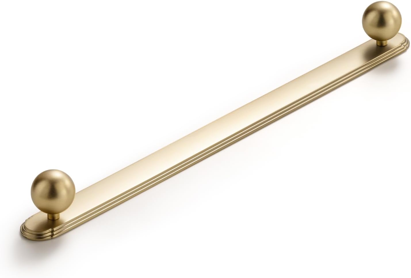 Goo-Ki Champagne Bronze Cabinet Knobs with Backplate for Elegance