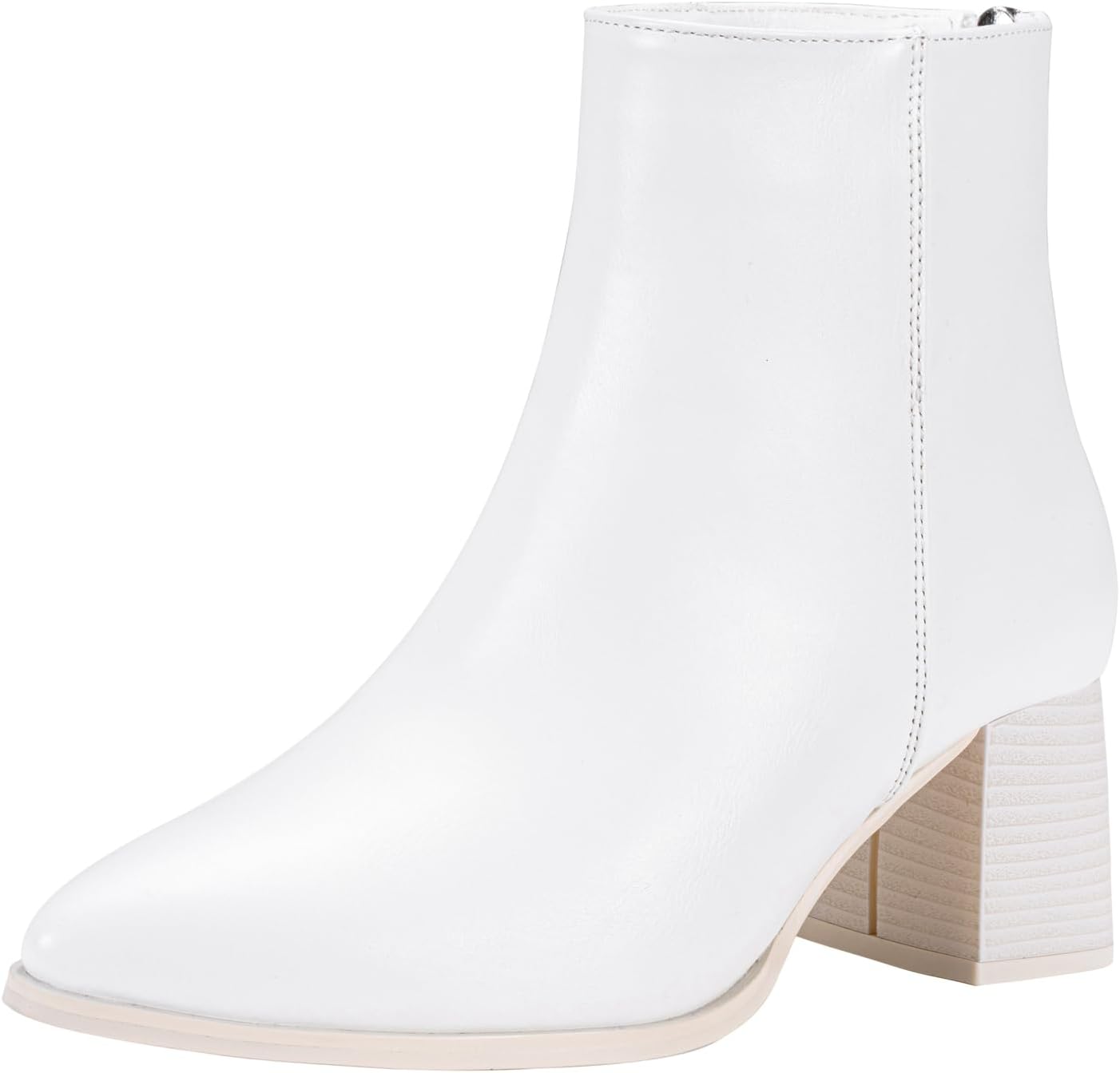 Jeossy Women's Chunky Heeled Ankle Boots for Modern Elegance